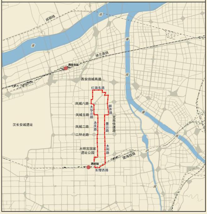 西安主城更新加速！城北902km²改造规划落地(图5)