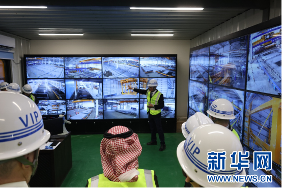中国港湾沙特塞德拉项目装配式建筑智慧工厂正式投产(图2)