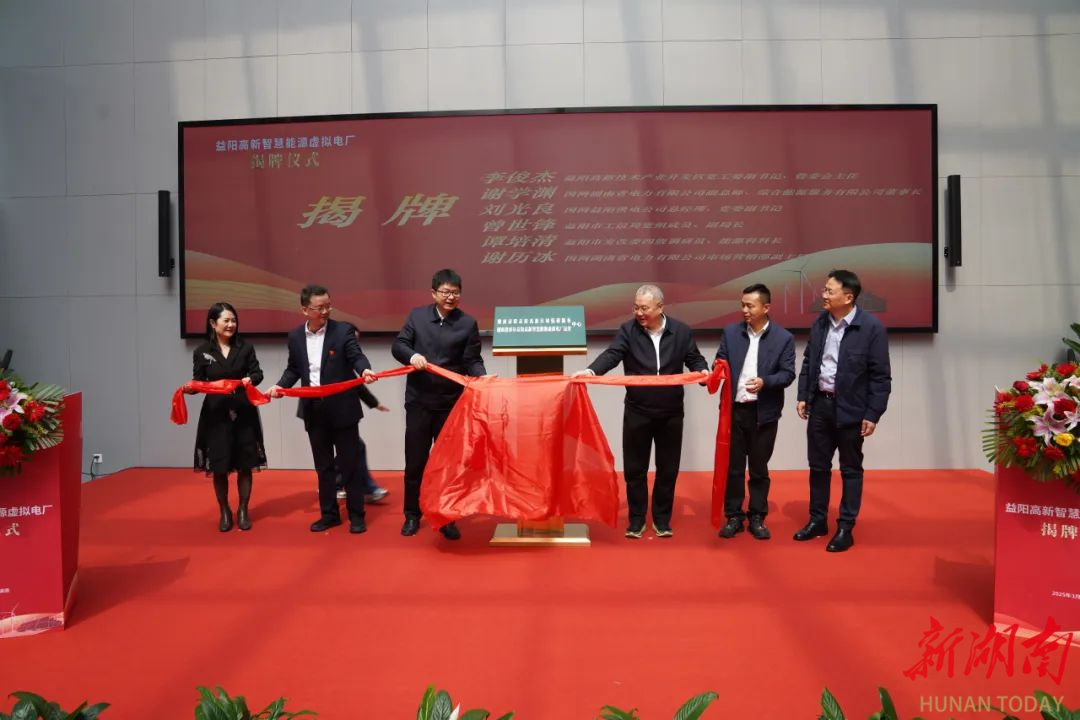 益阳高新智慧能源虚拟电厂揭牌(图1)